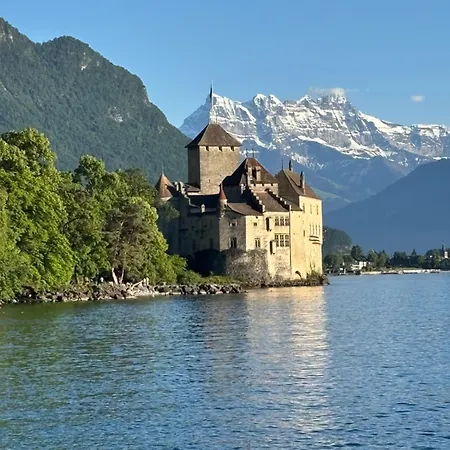 2 Steps From And Montreux Center * Veytaux