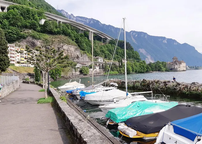 Deux Pas Du & Centre De Montreux Apartament Veytaux